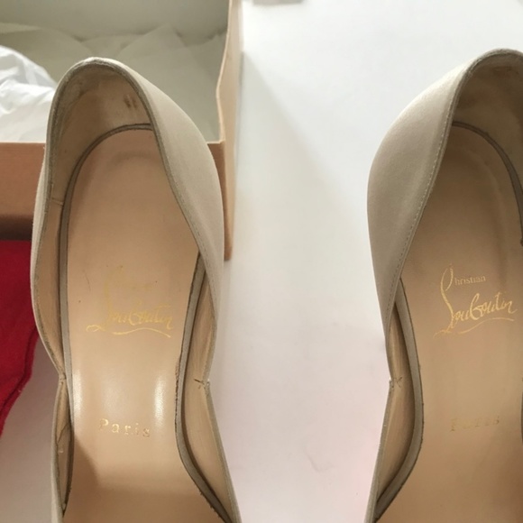 Christian Louboutin Swarovski Crystal Studded Heel - Picture 3 of 8